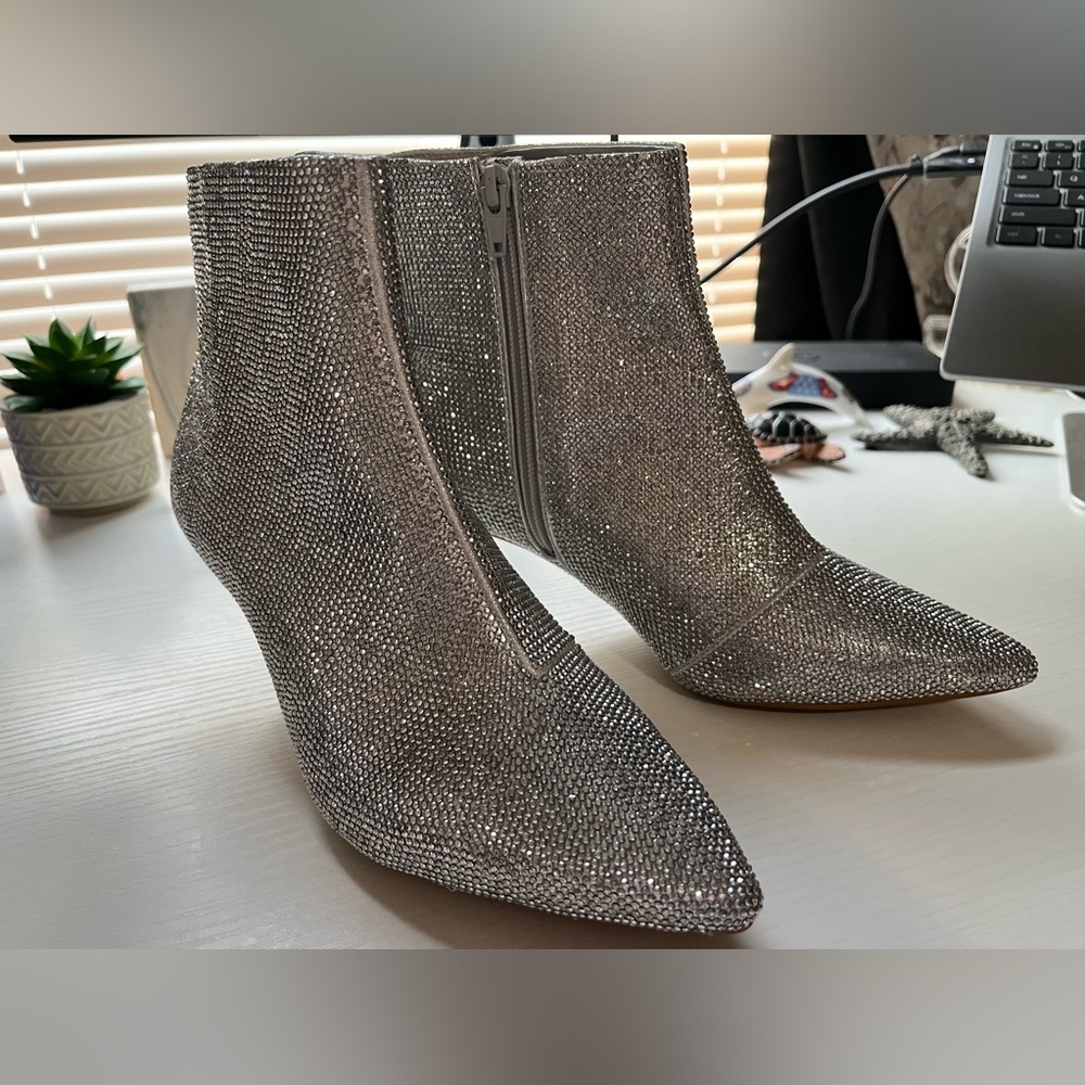 Alex Marie Kitten Hill Zip Up Ankle Boots